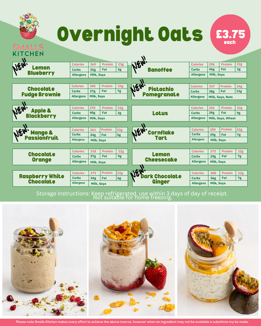 Protein Packed Overnight Oats Week 3